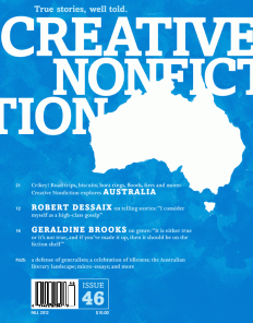 The 'Australia' edition of 'Creative Nonfiction' magazine